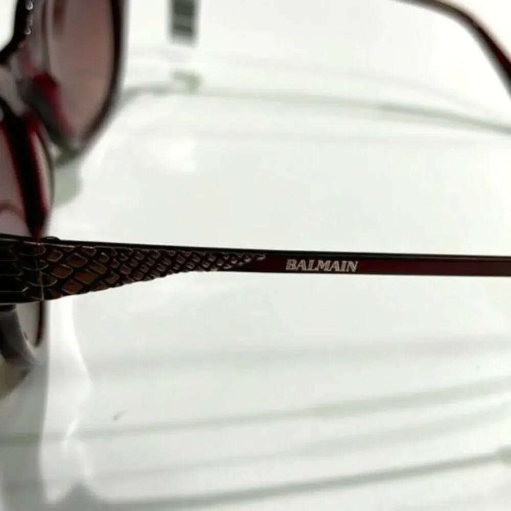 Balmain copper colored 53mm Modified Cat Eye Sunglasses